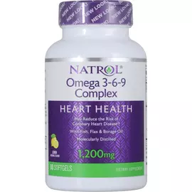 Омега 3-6-9 Комплекс, 60 капсул, Natrol