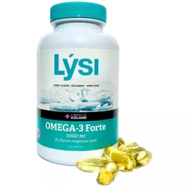 Омега-3 Форте, 120 капсул, Lysi