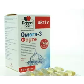 Омега-3 Форте, 60 капсул, Доппельгерц