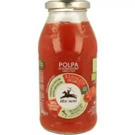 Мякоть томатов БИО, стеклянная банка, 500 г, Alce Nero