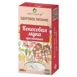 Мука экологическая кокосовая, 200 г, Оргтиум