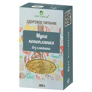 Мука экологическая конопляная, 300 г, Оргтиум