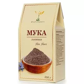 Мука льняная, 350 гр, DIAL-EXPORT