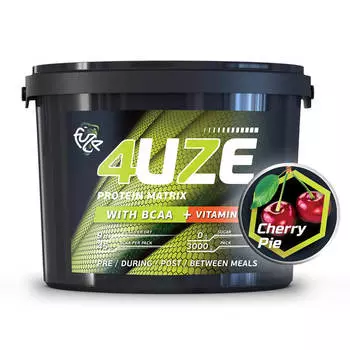 Мультикомпонентный протеин Фьюз 47% + BCAA , вкус «Вишневый пирог», 3 кг, Fuze
