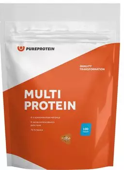 Мультикомпонентный протеин, шоколадное печенье, 3 кг, PureProtein