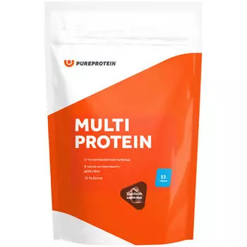 Мультикомпонентный протеин, вкус «Двойной шоколад», 1000г, PureProtein