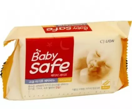 Мыло для стирки детского белья Baby Safe, с экстрактом акации, 190 гр, CJ Lion