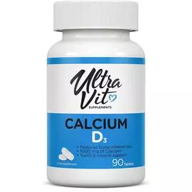 Минеральный комплекс Calcium D3, 90 капсул, UltraVit