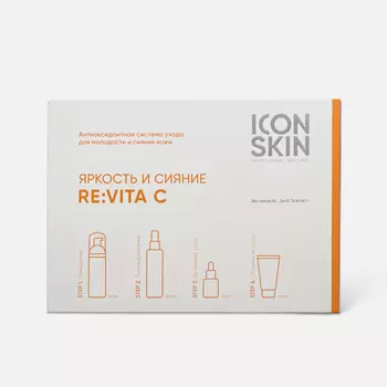 Набор для ухода за кожей лица Re: Vita C, trial size, 4 средства, Icon Skin