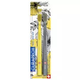 Набор зубных щеток "CS Duo Special Color of the Year 2021, Ultrasoft, d 0,1 мм", 2 шт, Curaprox