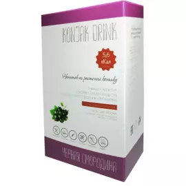 Напиток из растения коньяку со вкусом чёрная смородина, 133 г, Shirataki