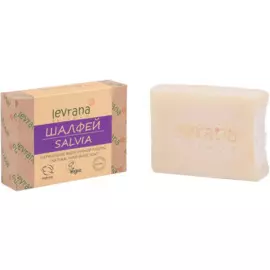 Натуральное мыло ручной работы Шалфей, 100 г, Levrana