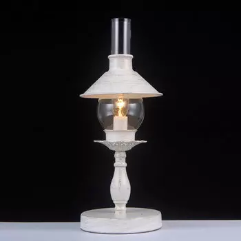 Настольная керосиновая лампа Alabarda ALABARDA 75052/1T IVORY Natali Kovaltsev