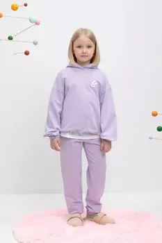 Брюки для девочек CROCKID, КР 400645, цвет - фиолетовый