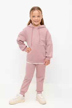 Брюки для девочек CROCKID, КР 400731, цвет - розовый