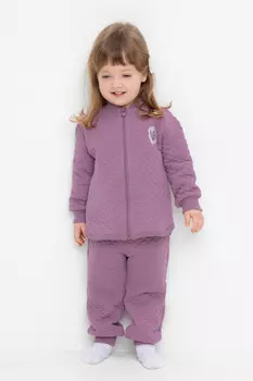 Брюки для девочек CROCKID, КР 400758, цвет - бордовый
