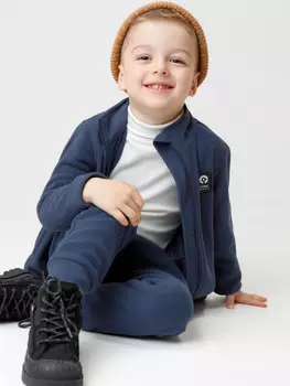 Брюки для мальчиков CROCKID, ФЛ 40006/13 ГР, цвет - синий