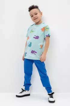 Брюки для мальчиков CROCKID, К 400563-1, цвет - голубой