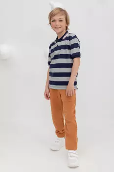 Брюки для мальчиков CROCKID, КР 400587, цвет - коричневый