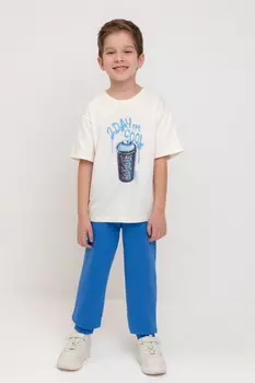 Брюки для мальчиков CROCKID, КР 400633, цвет - голубой