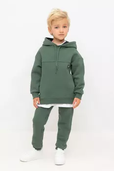 Брюки для мальчиков CROCKID, КР 400724, цвет - зеленый