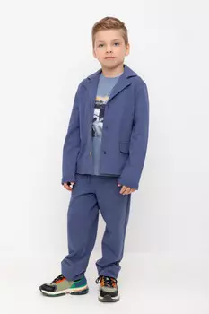 Брюки для мальчиков CROCKID, КР 400750, цвет - синий