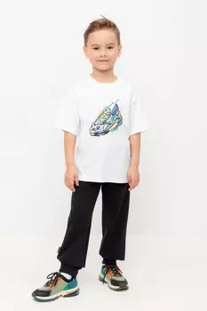 Брюки для мальчиков CROCKID, КР 400765, цвет - черный3