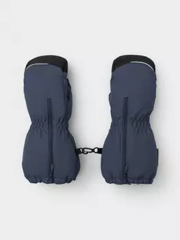 Детские утеплённые рукавицы из мембранной ткани для мальчиков CROCKID, ВК 10008/25/20 ГР, цвет - синий