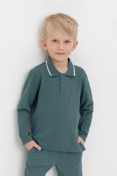 Джемпер для мальчиков CROCKID, КР 302238, цвет - зеленый