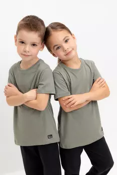 Футболка для мальчиков CROCKID, К 302125, цвет - зеленый