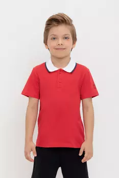 Футболка для мальчиков CROCKID, К 302373, цвет - красный