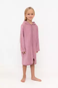 Халат для девочек CROCKID, К 5766-1, цвет - розовый