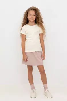 Юбка для девочек CROCKID, КР 7141, цвет - кофейный
