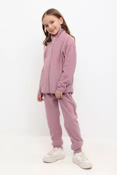 Брюки для девочек CROCKID, ФЛ 40006/2 ГР, цвет - розовый