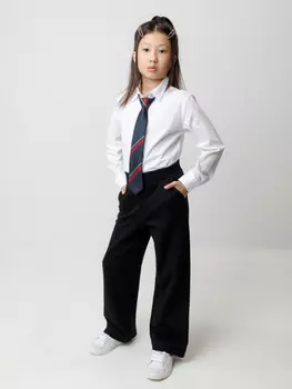 Брюки для девочек CROCKID, К 400822, цвет - черный