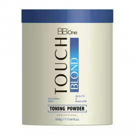 Итальянская пудра с анти-желтым эффектом Touch Blond Toning Powder в пакете