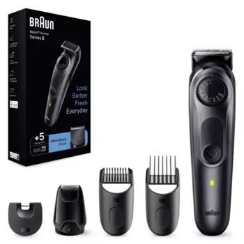 Триммер Braun Series 5 BT5420, насадок 4, черный (BT5420)