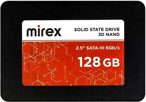 Твердотельный накопитель (SSD) Mirex 128Gb, 2.5", SATA3 (13640-128GBSAT3) Retail