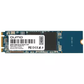 Твердотельный накопитель (SSD) Qumo 240Gb Novation TLC 3D, 2280 BM, M.2 (Q3DT-240GMSY-M2)