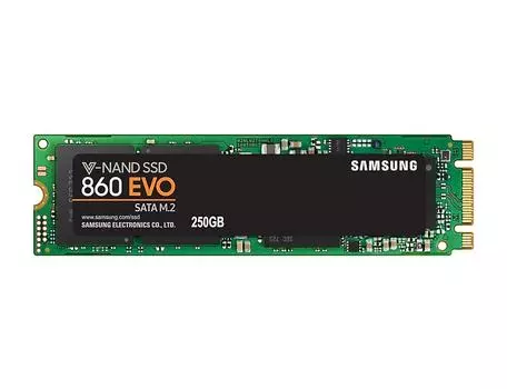 Твердотельный накопитель (SSD) Samsung 250Gb 860 EVO M.2, 2280, M.2 (MZ-N6E250BW)