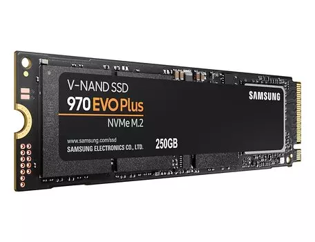 Твердотельный накопитель (SSD) Samsung 250Gb 970 EVO Plus, 2280, M.2, NVMe (MZ-V7S250BW)