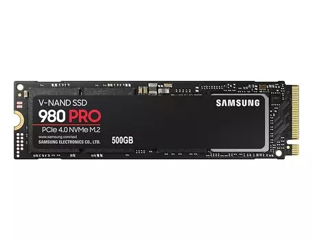 Твердотельный накопитель (SSD) Samsung 500Gb 980 PRO, 2280, M.2, NVMe (MZ-V8P500BW)