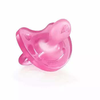 Chicco PhysioForma Soft Пустышка силиконовая 4+ Розовый