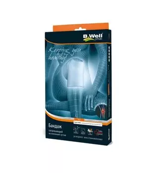 B.Well Med Бандаж на коленный сустав согревающий W-338 размер S