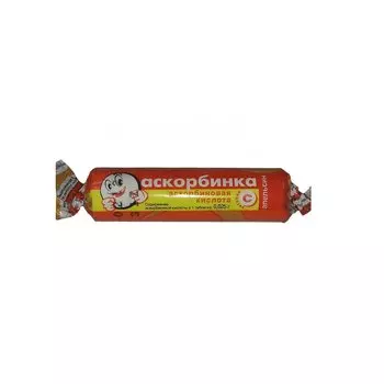 Аскорбинка таблетки жевательные Апельсин 10 шт