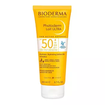 Bioderma Photoderm Lait Ultra Молочко солнцезащитное SPF 50+ для чувствительной кожи 200 мл