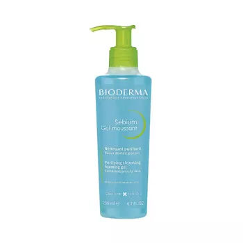 Bioderma Sebium Гель для умывания для жирной и проблемной кожи флакон с помпой 200 мл