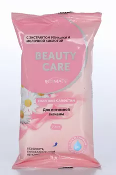 Салфетки влажные BC Beauty Care д/интим гигиены Ромашка/молочная кислота, 20 шт