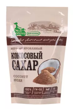 Сахар Bionova кокосовый нерафинированный д/здорового питания, 200 г