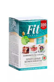 Сахарозаменитель FitParad №10, 100 шт, стики